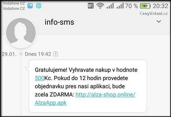 Pozor na nebezpečné a podvodné SMS | Výhodné mobilní tarify