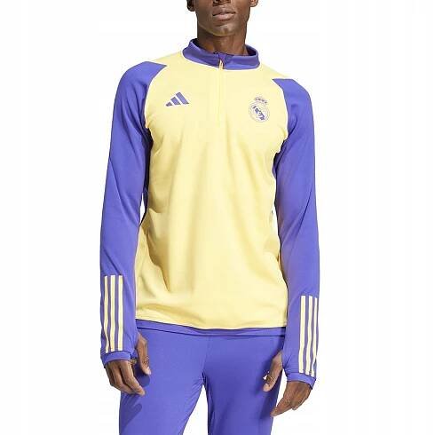ADIDAS REAL MADRID TRAINING TOP (M) Mikina Pánská Žlutá