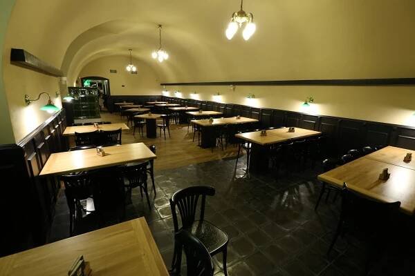 Restaurace a kavárny | Pivnice Hlávkův Dvůr | Ulice Vodičkova, Praha 1