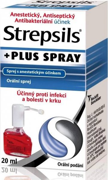 Reckitt Benckiser Strepsils Plus Spray 20 ml