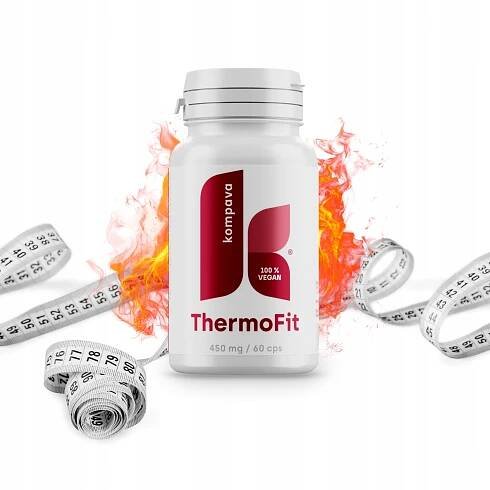 PŘÍRODNÍ TERMOGENNÍ SPALOVAČ TUKŮ ThermoFit Kompava 60 kapslí