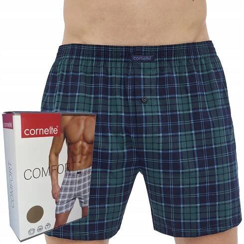 CORNETTE boxerky COMFORT box volné 008/297 mřížka 4XL