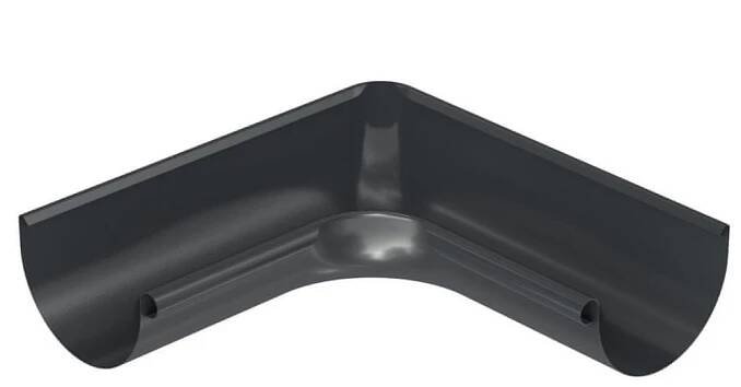 Roh pro okapový žlab vnitřní 64-054 ocel 125 mm Bryza grafitová RAL 7021