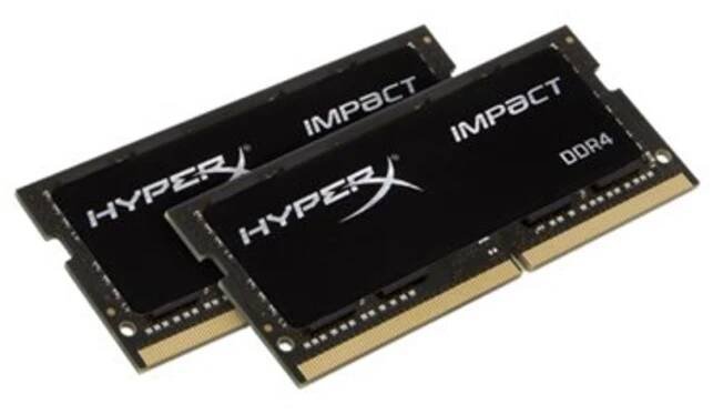 HyperX Impact 64GB (2x 32GB) DDR4 3200MHz černá / CL20 / SO-DIMM / 1.2V / XMP / Non-ECC / Un-Registered