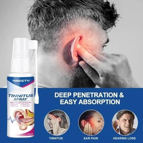 1ks sprej na tinnitus úleva od zvonění uší úleva od ušních kapek sluch 30ml horký výprodej - Obrázek 7 z 9