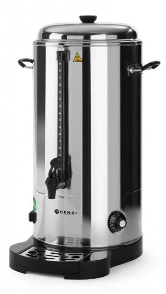 Ohřívač horkých nápojů 18l, 230V 2,2 kW nerez, dvoj-plášť s miskou Hendi 211502