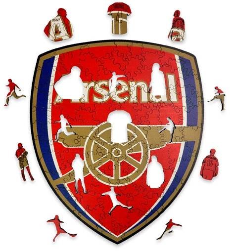 Dřevěné puzzle Arsenal FC