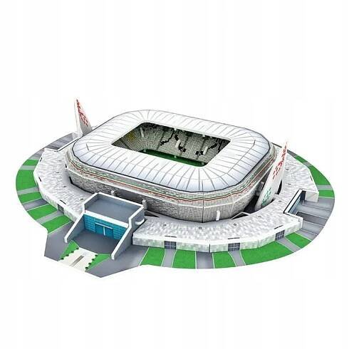 Obrázek produktu pro Habarri | Puzzle 3D - Mini fotbalový stadion - Allianz Stadium - Juventus FC - 24 dílků - Oficiální model - Pro fotbalové fanoušky