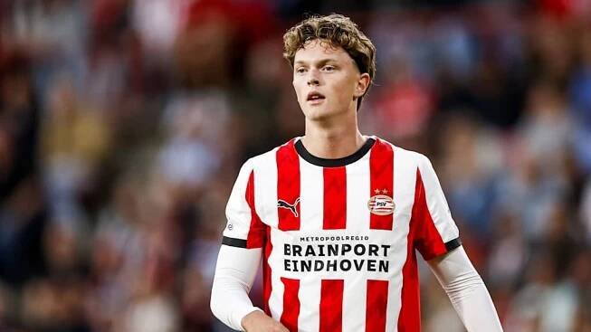 Paul Wanner im Trikot der PSV Eindhoven