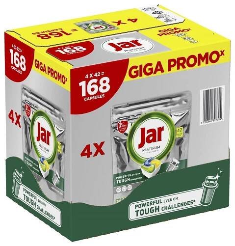 Jar Platinum All in one Tablety do myčky citron