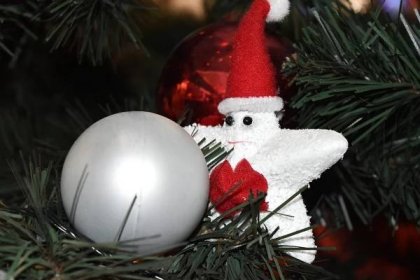 vánoční, vánoční strom, dekorace, svítí, hvězda, hračka, oslava, design interiéru, strom, tradiční