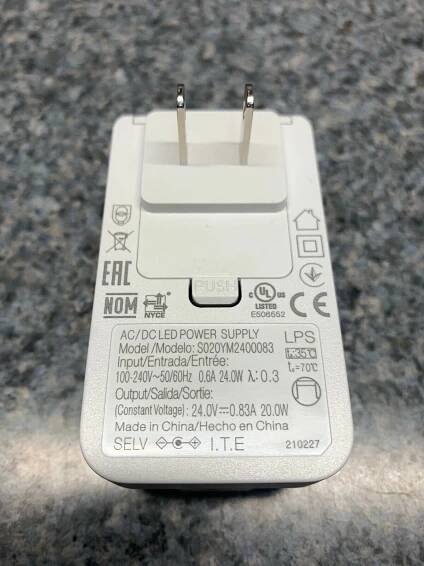 Napájecí adaptér Philips - Hue S020YM2400083 POUZE pro světla Philips Hue inteligentní domácnost