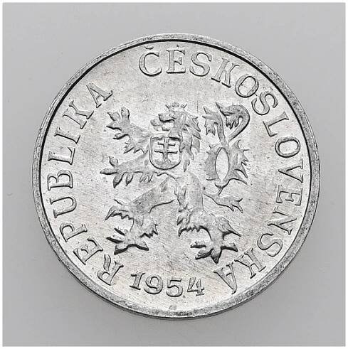 1 Haléř 1954