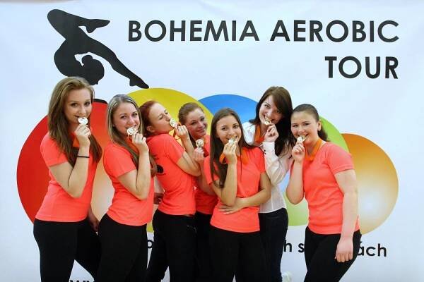 Fotodokumentace ze soutěže v Hradci Králové 11.5.2014 - hala č.1 - Bohemian Aerobic Tour