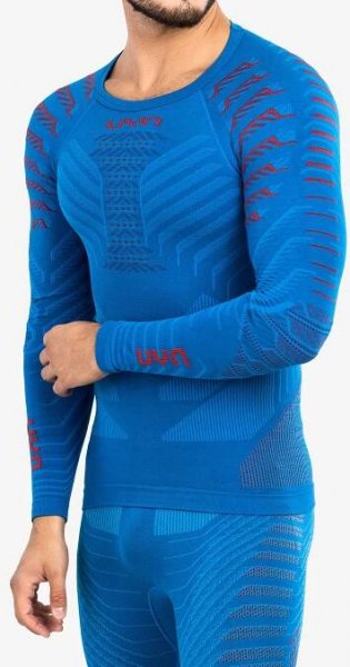 Funkční mikina UYN Resilyon UW Shirt LS Round Neck - blue/red
