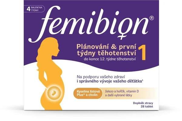 Femibion 1 Plánování a první týdny těhotenství 28 tablet