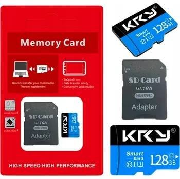 PAMĚŤOVÁ KARTA MICRO SD microSDXC C10 UHS-I PRO KAMERY TELEFONŮ 128GB ADAPTÉR