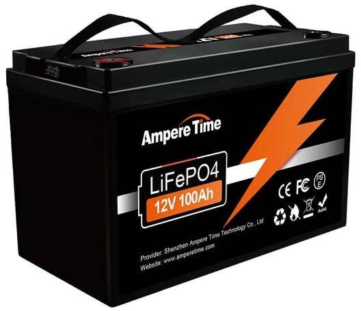 Ampere Time 12V 50Ah Lithium LiFePO4 Battery
