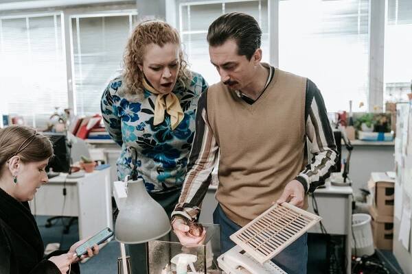 The Office PL - Season 2 - Z filmu - Daria Widawska, Marcin Pempuś