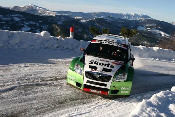 Juho Hänninen / Mikko Markkula, ŠKODA FABIA S2000. Rallye Monte Carlo 2010
