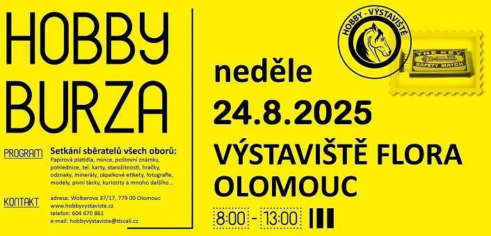 Hobby burza - Setkání všech sběratelů v Olomouci