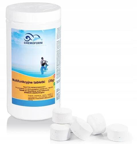 CHEMOCHLOR MULTIFUNKČNÍ TABLETY 20 G DO BAZÉNU 4V1 1 KG
