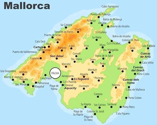 Mallorca & Mapa ostrova: Kde leží + co vidět?