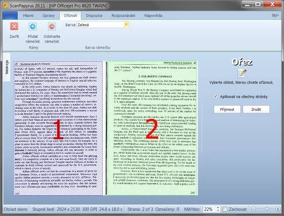 ScanPapyrus: Skenovaní knih nebo dokumentů do formátů PDF, DjVu, JPEG, TIFF