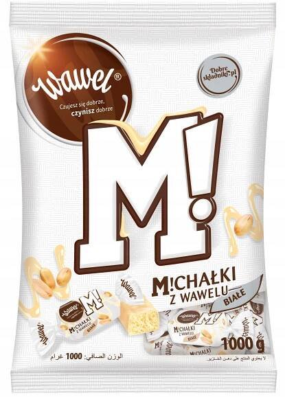 Bonbóny Wawel Michalki Bílé 1 kg