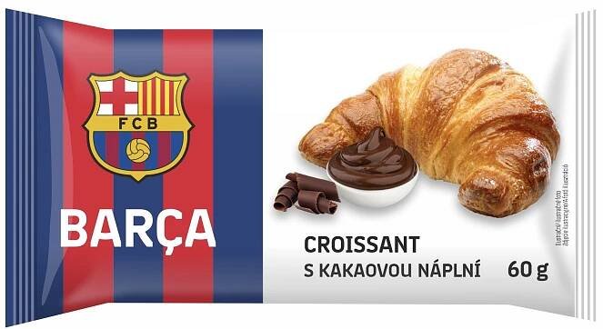 FC Barcelona Croissant kakao 1×60 g, croissant