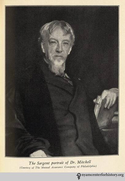 The Sargent portrait of Dr. Mitchell. In Burr, Weir Mitchell: His Life and Letters, 1929. 