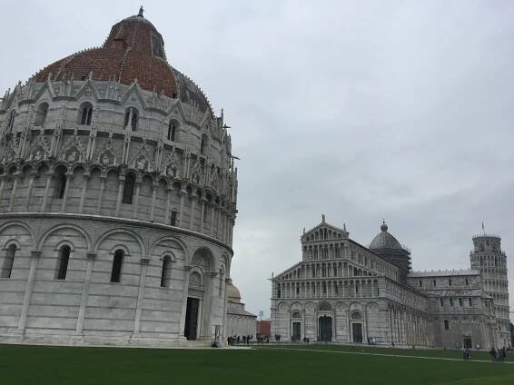 On the path towards one of the world wonders- Pisa