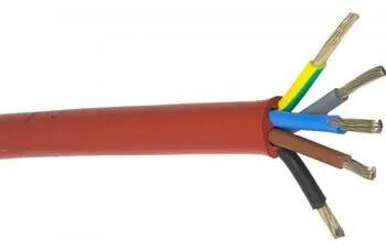 Silikonový kabel SIHF 5x6 mm