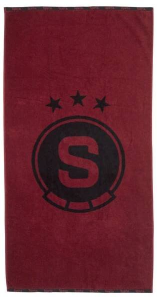 Osuška Sparta 70x140 logo bordó - AC Sparta Praha