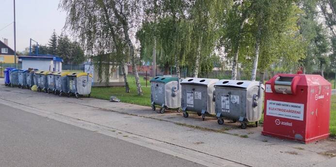 Město Vracov: Sběrný dvůr odpadů a stanoviště kontejnerů