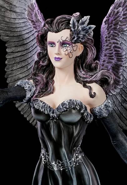 Large Dark Angel Figurine - Maeven