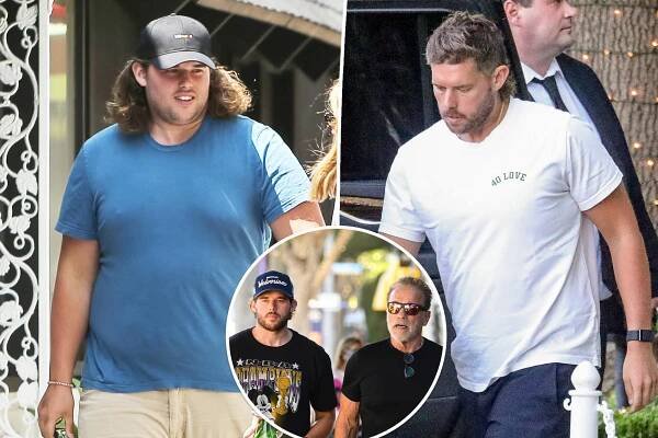 Arnold Schwarzenegger's son Christopher, 25, shows off fit physique at gym after major weight loss