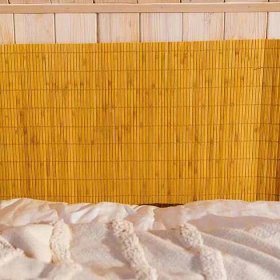 Vingo Bambusová rohož za postel světle hnědá Šířka rohože: cm, Délka cm