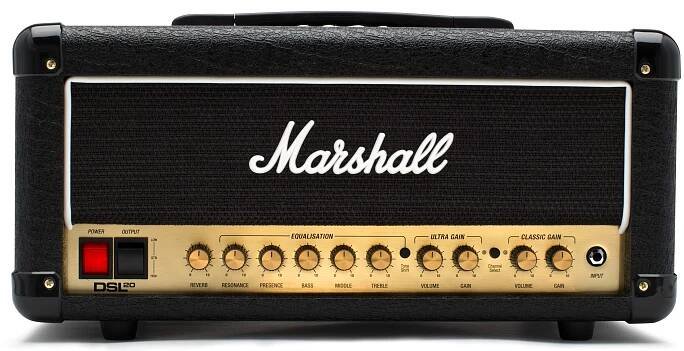 MARSHALL DSL20HR – 20W LAMPOVÁ HLAVA