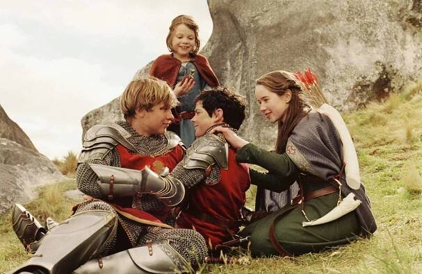 William Moseley, Georgie Henley, Skandar Keynes, Anna Popplewell - Letopisy Narnie: Lev, čarodějnice a skříň - Z filmu