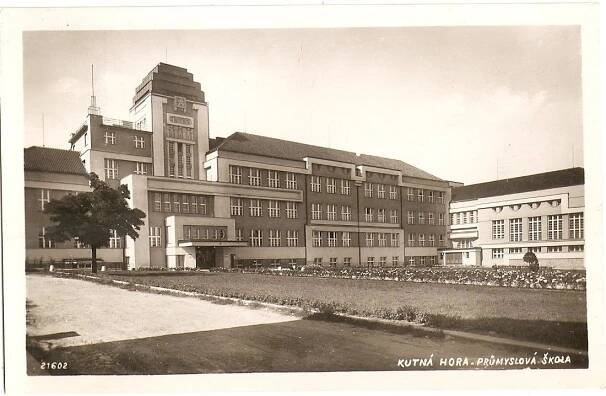KUTNÁ HORA - průmyslovka - Pohlednice místopis