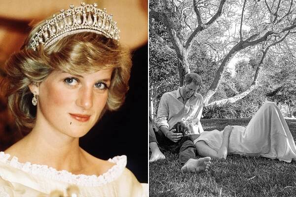 Princess Diana, Prince Harry and Meghan Markle
