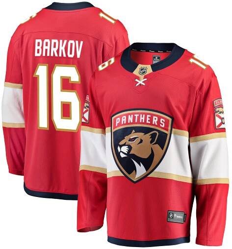 Men's Florida Panthers Aleksander Barkov Fanatics Red Breakaway Jersey