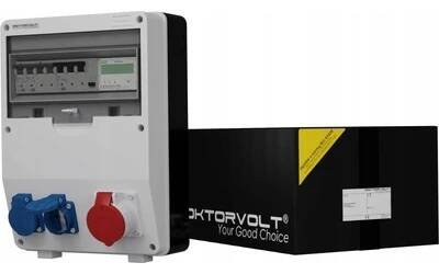 Rozvaděč Stavební rozvaděč s počítadlem 3F TD-S/FI 32A 2x230V Doktorvolt 9672