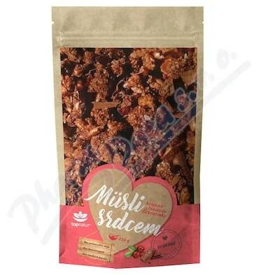 Müsli srdcem belgi.čokoláda&brusinky 350g TOPNATUR