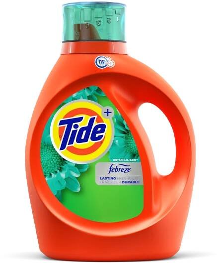 Tide Plus Febreze Botanical Rain High Efficiency Liquid