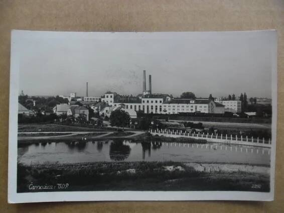 Černožice nad Labem Hradec Králové továrna cukrovar - Pohlednice místopis