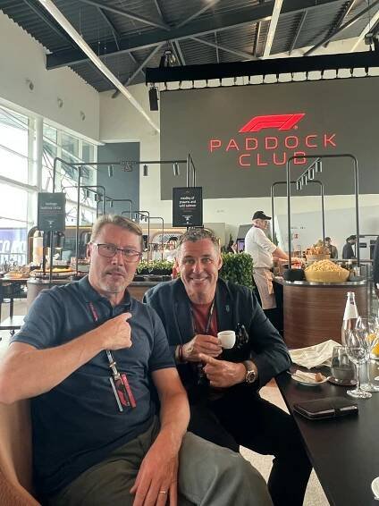 Tom Kristensen at the Silverstone GP; busy weekend with Viaplay, Rolex and F1 – Tom Kristensen