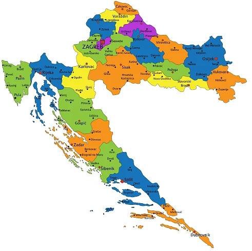 Mapy Chorvatska ke stažení – Vyberte si tu nejlepší mapu