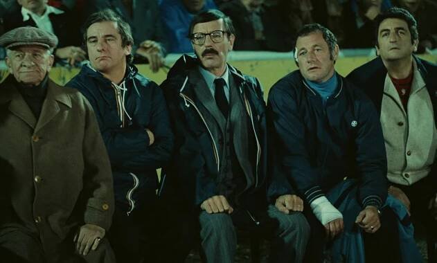 Robert Dalban, Michel Aumont, Jean Bouise, Michel Fortin, Mario David - Horká hlava - Z filmu